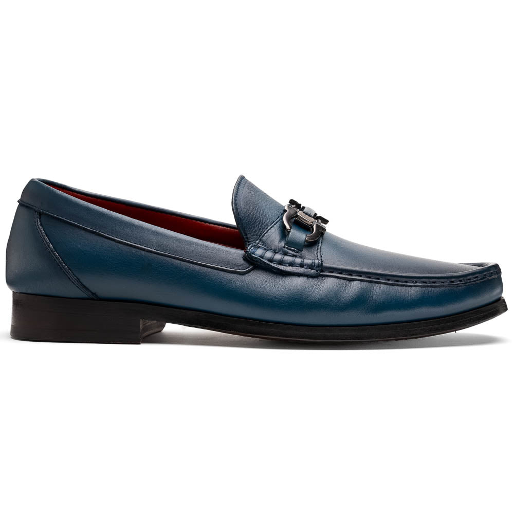Marco Di Milano Cassarano Calf Bit Loafer Navy