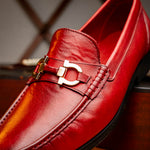Marco Di Milano Cassarano Calf Bit Loafer Red