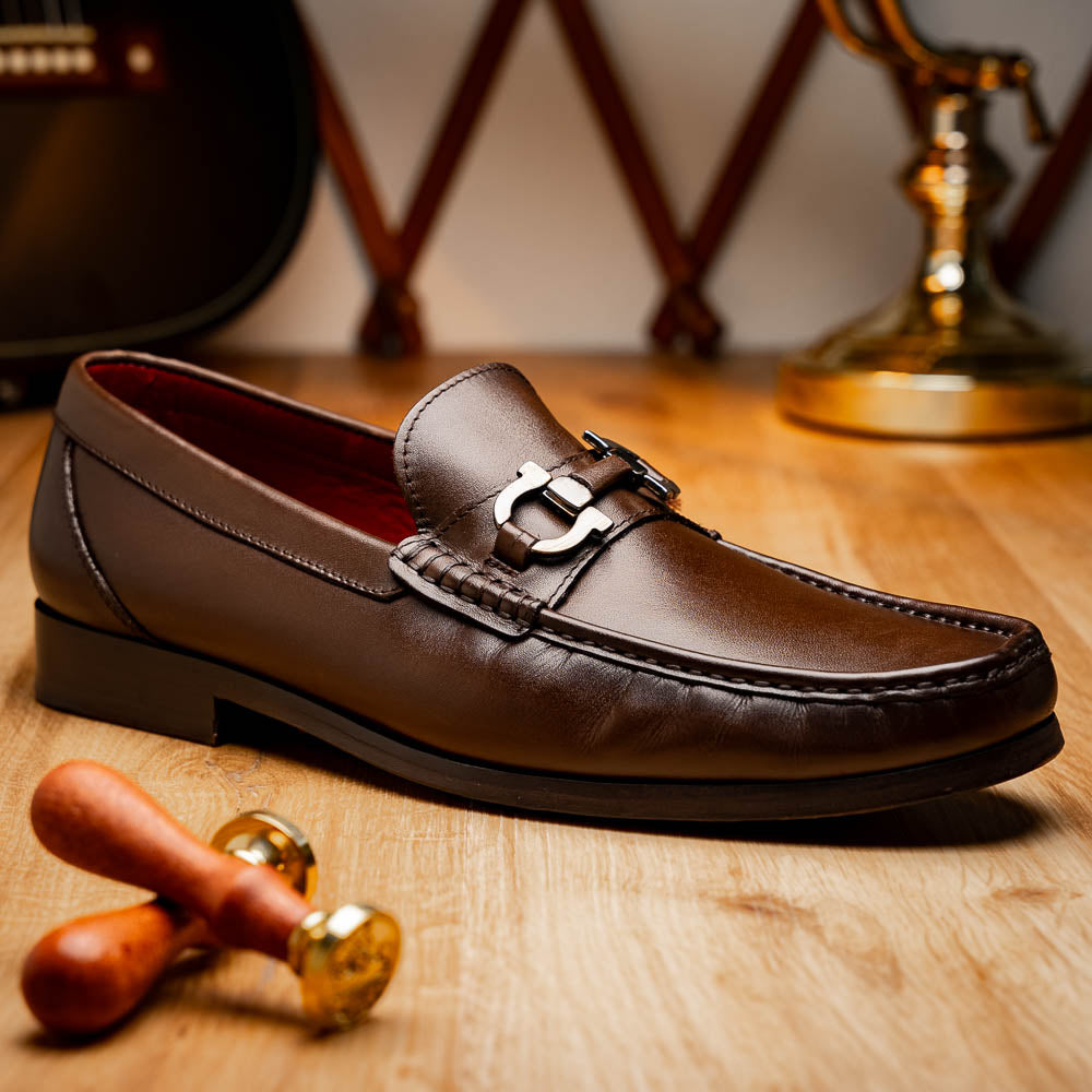 Marco Di Milano Cassarano Calf Bit Loafer Brown