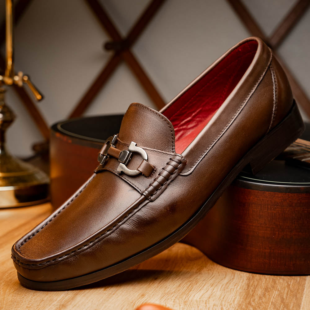 Marco Di Milano Cassarano Calf Bit Loafer Brown