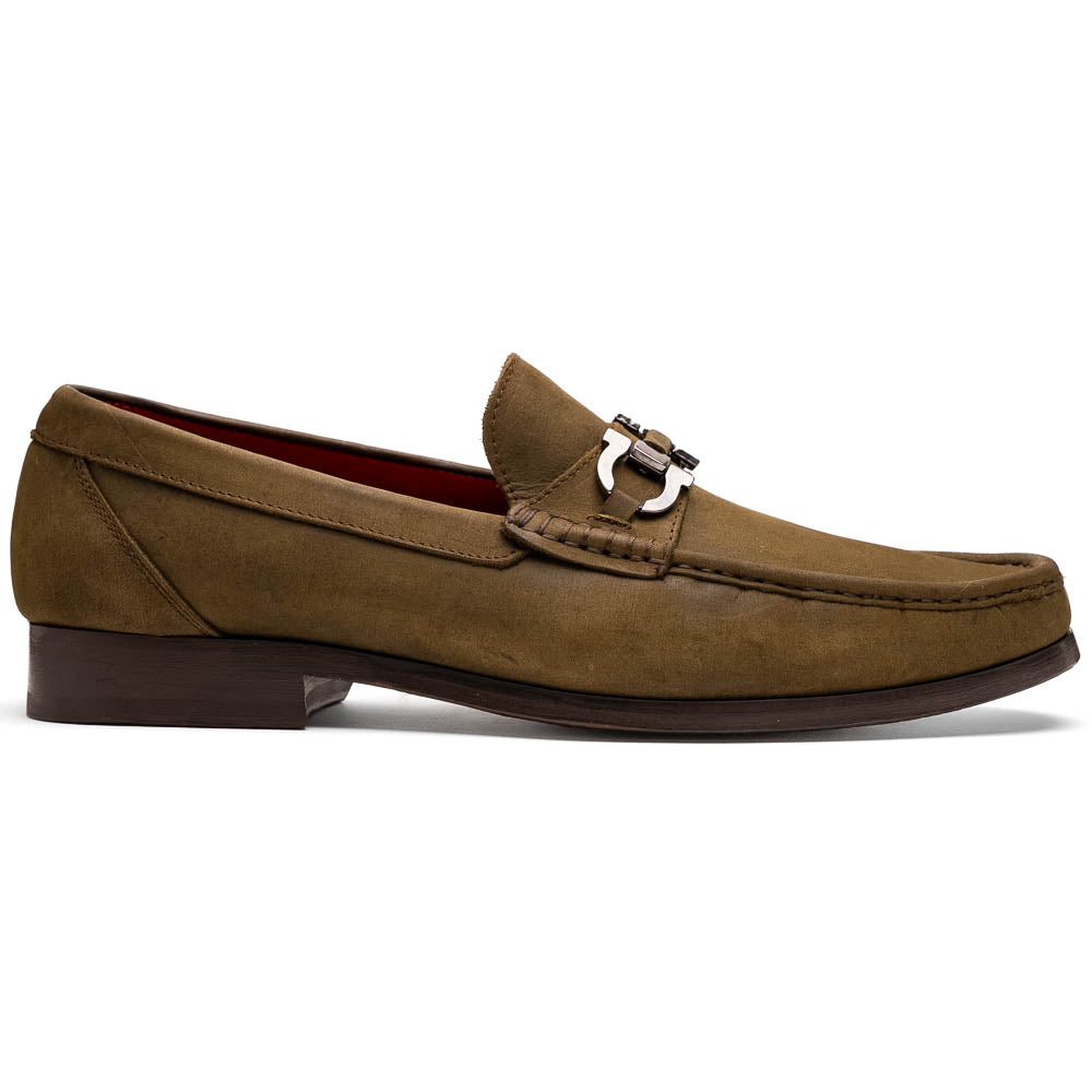 Marco Di Milano Cassarano Calf Bit Loafer Olive