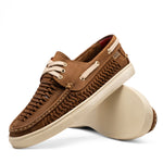View product image 3: Marco Di Milano Castell Woven Nubuck Boat Shoe Bronze