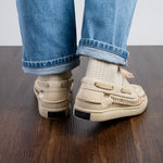 View product image 8: Marco Di Milano Castell Woven Leather Boat Shoe Bone