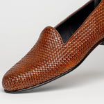 Zelli Cestino Woven Loafers Cognac (15-211-CGN)