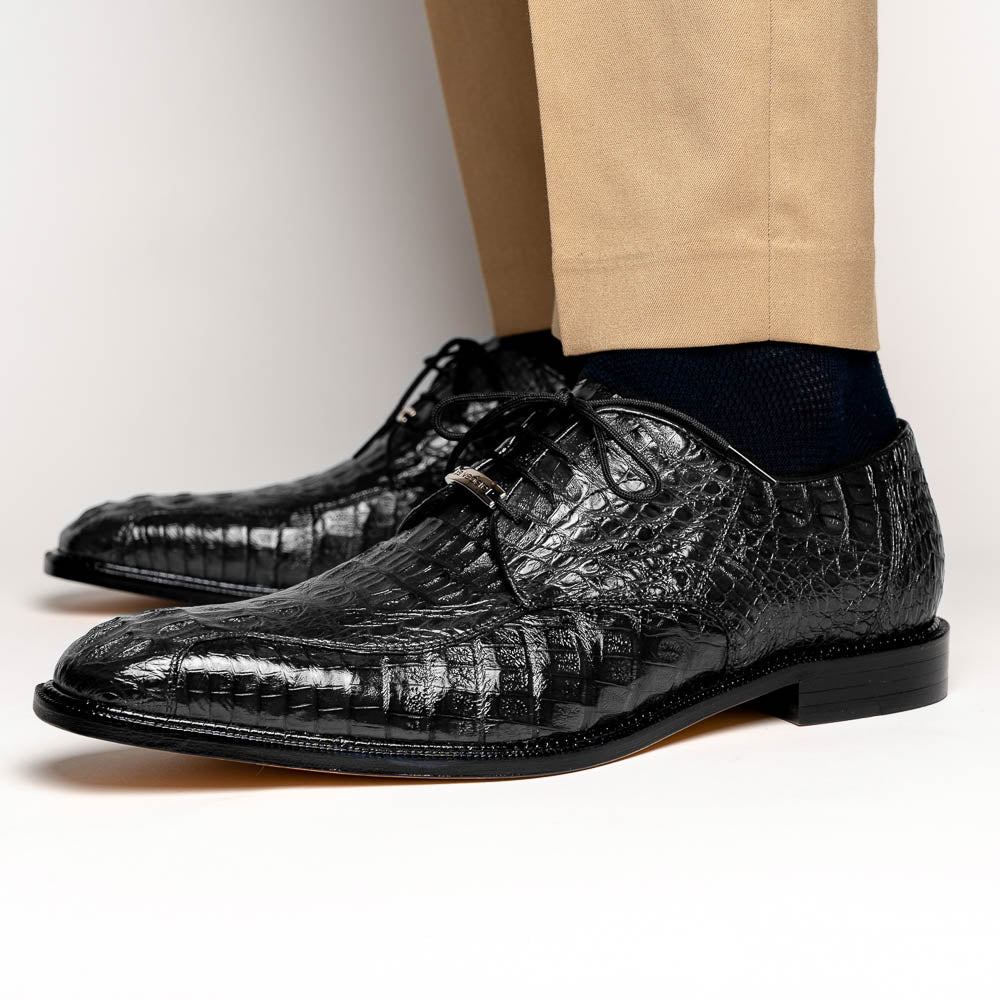 Belvedere Chapo Hornback Lace Up Shoes Black (1465)