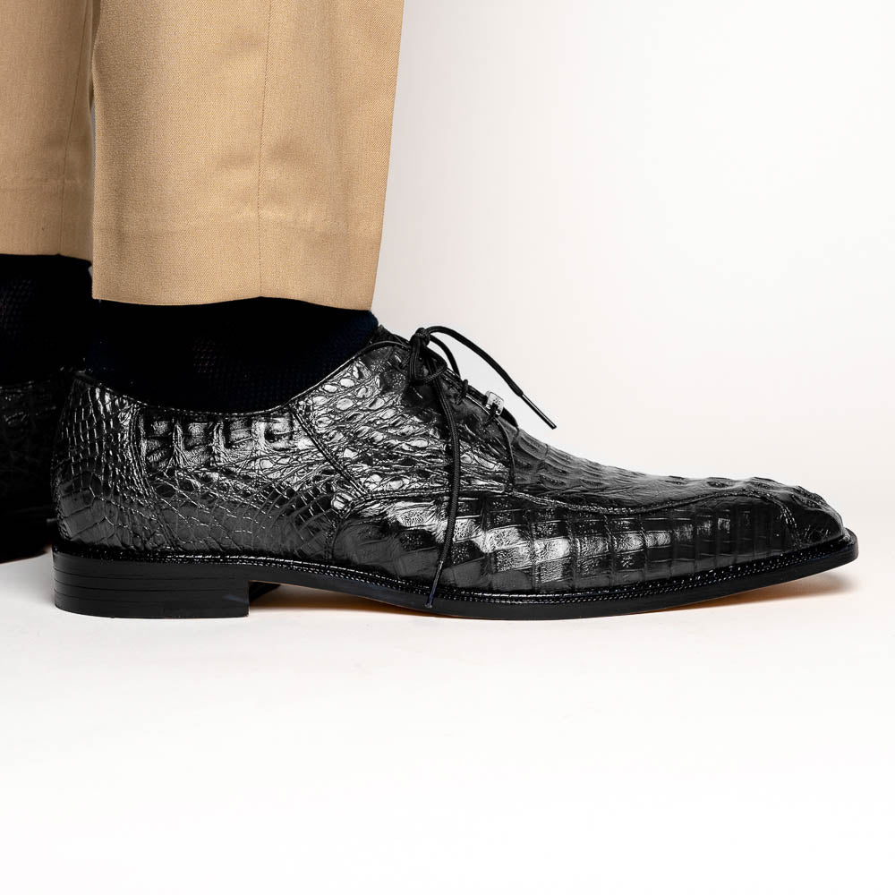 Belvedere Chapo Hornback Lace Up Shoes Black (1465)