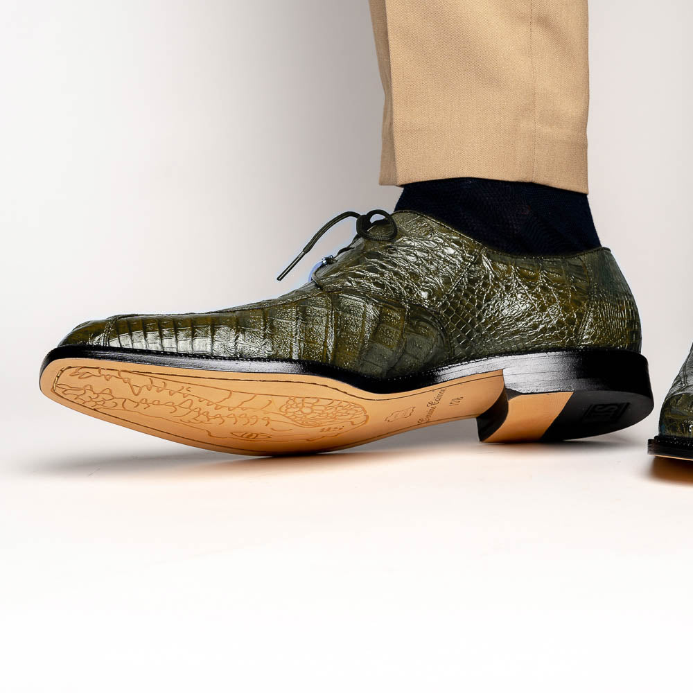 Belvedere Chapo Hornback Shoes Olive (1465)
