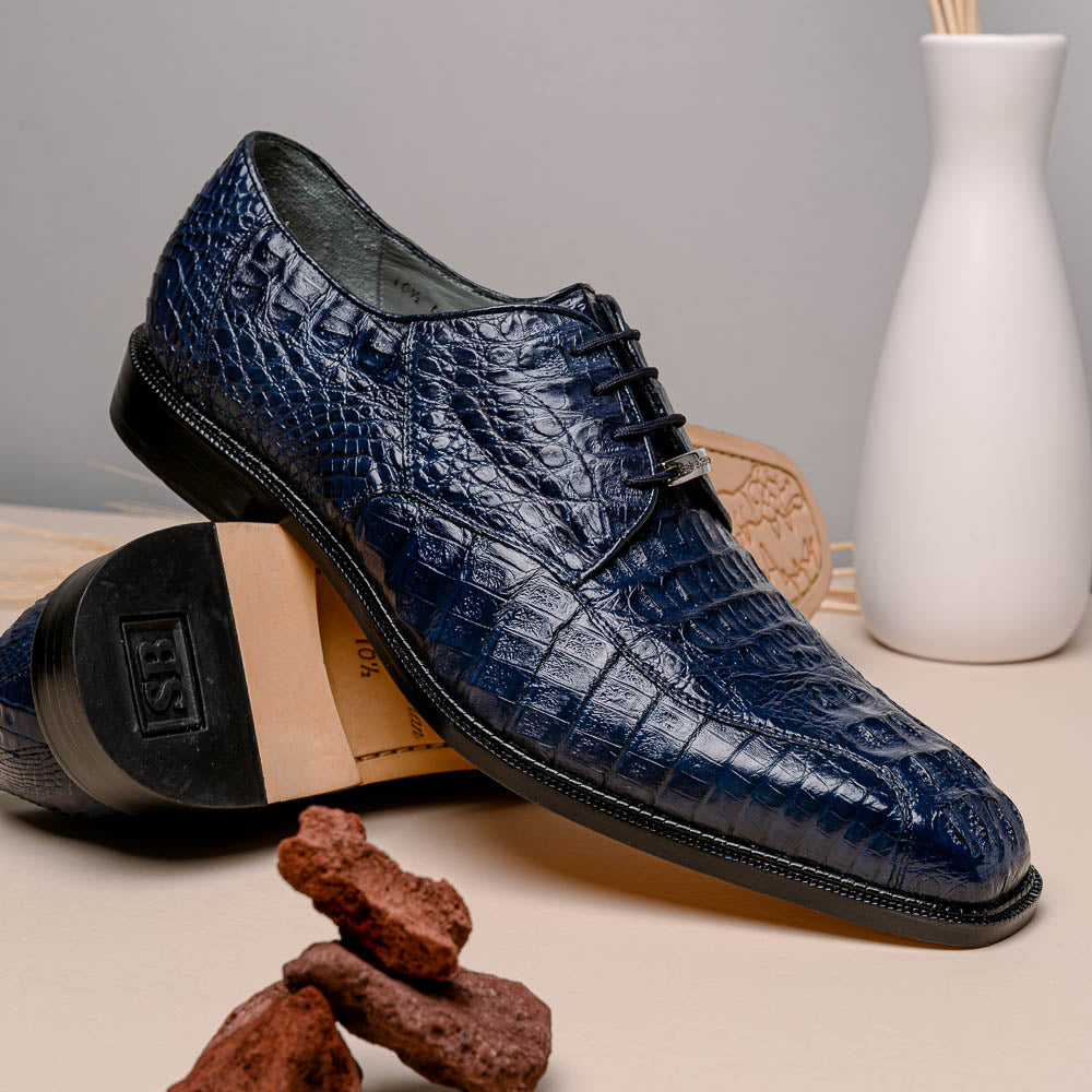 Belvedere Chapo Hornback Shoes Navy (1465)