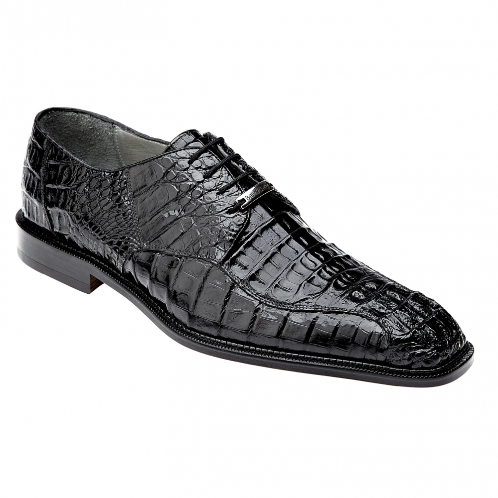 Belvedere Chapo Hornback Lace Up Shoes Black (1465)