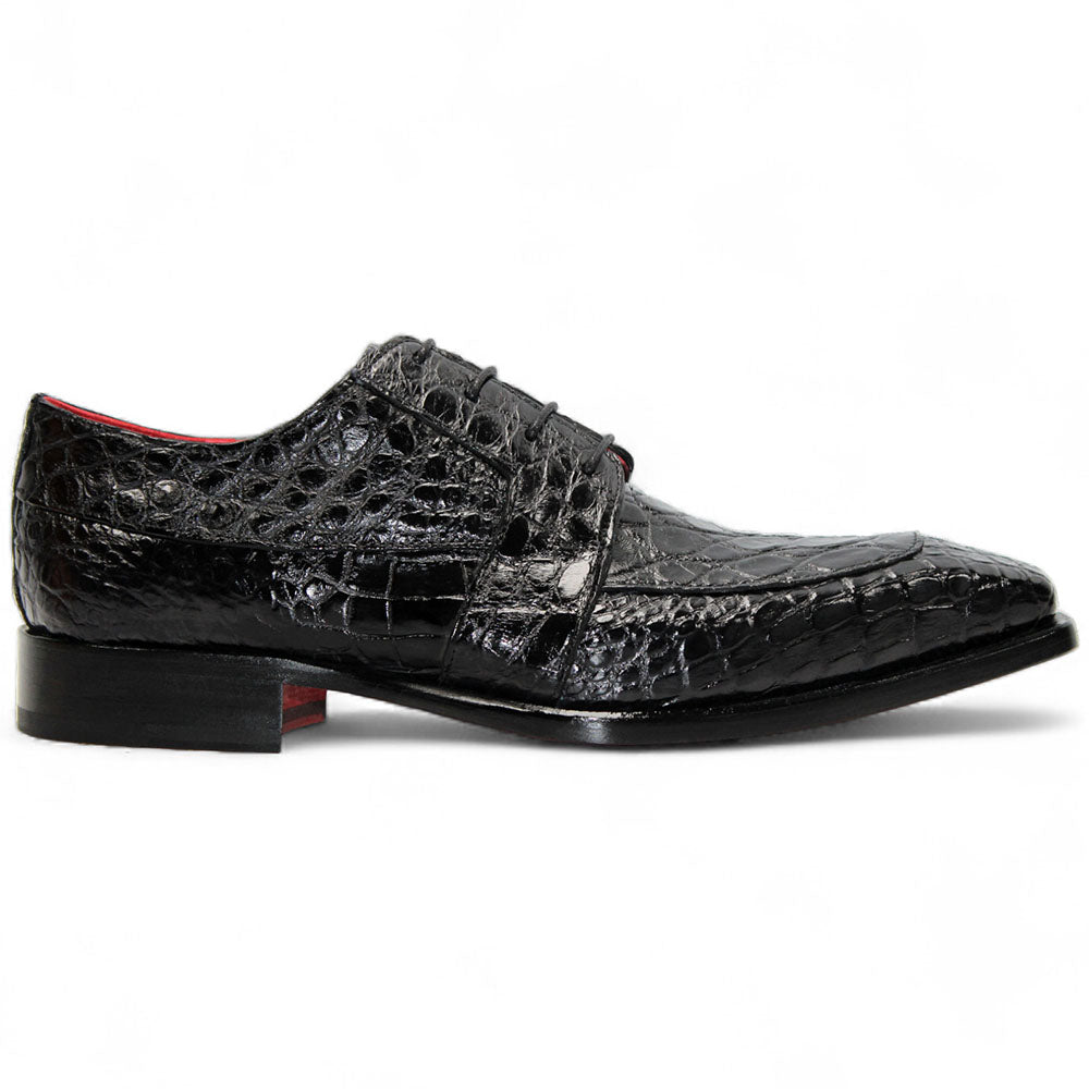Fennix Charles Genuine Alligator Shoes Black