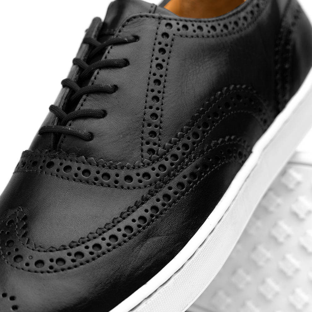TB Phelps Clubhouse Wingtip Sneakers Black