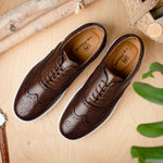 TB Phelps Clubhouse Wingtip Sneakers Brandy