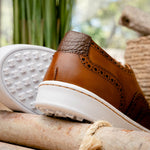 TB Phelps Clubhouse Wingtip Sneakers Tan