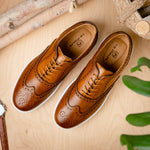 TB Phelps Clubhouse Wingtip Sneakers Tan