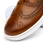 TB Phelps Clubhouse Wingtip Sneakers Tan