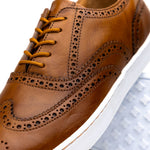 TB Phelps Clubhouse Wingtip Sneakers Tan