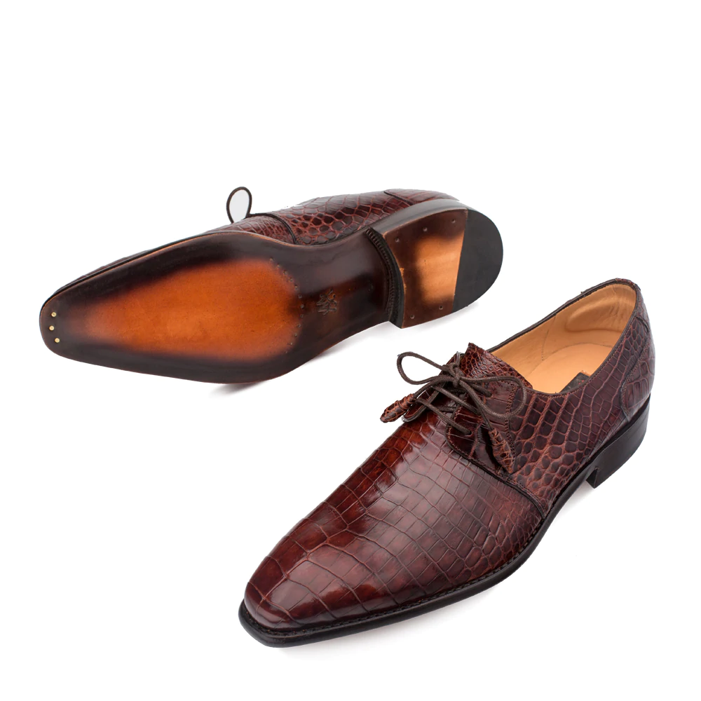 Mezlan Moscow Alligator Blucher Sport