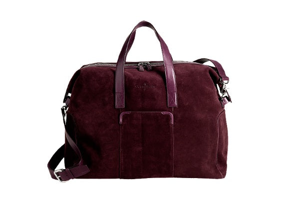 Cole Haan Merced Duffel Double Zip Top Closure