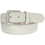 TB Phelps Colombia Washed Calfskin Belt Grey