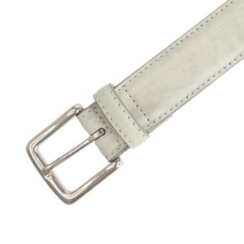 TB Phelps Colombia Washed Calfskin Belt Grey