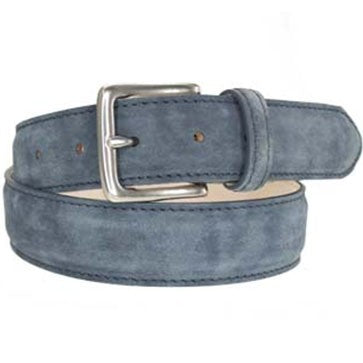TB Phelps Colombia Washed Calfskin Belt Navy