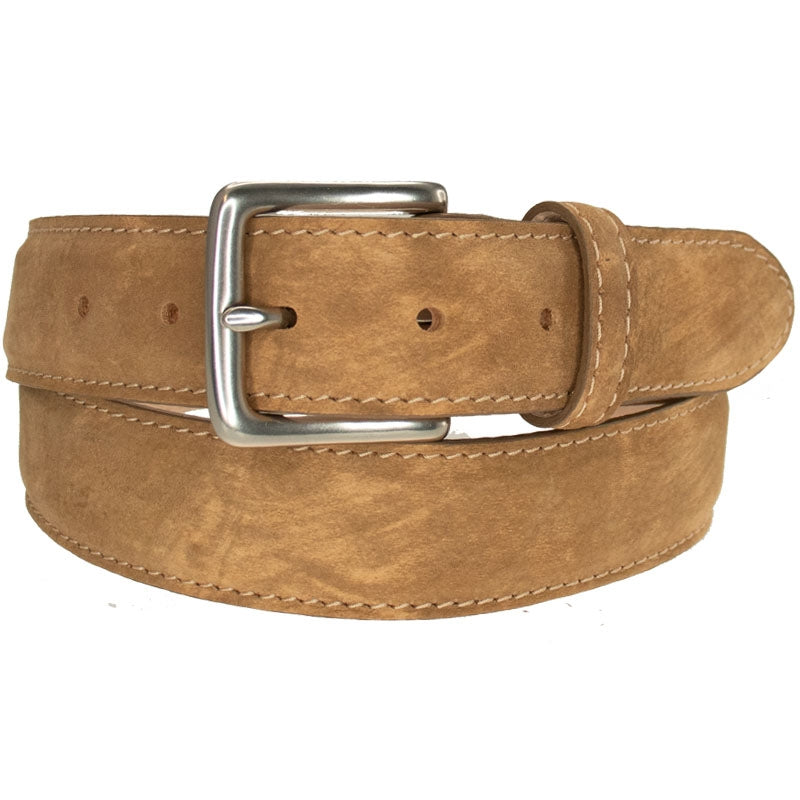 TB Phelps Colombia Washed Calfskin Belt Tan