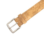 TB Phelps Colombia Washed Calfskin Belt Tan