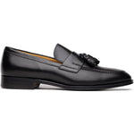 Zelli Como Calfskin Tassel Loafers Black