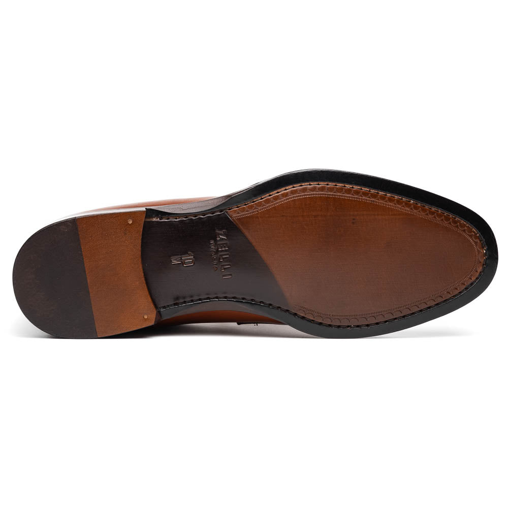 Zelli Como Calfskin Tassel Loafers Rust (15-202-RST)