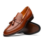 Zelli Como Calfskin Tassel Loafers Rust (15-202-RST)