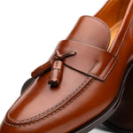 Zelli Como Calfskin Tassel Loafers Rust (15-202-RST)