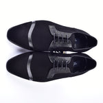Corrente 2432 Suede Lace up Shoes Black