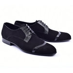 Corrente Suede Lace up Shoes Black
