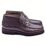 Corrente 5786 Ostrich Hightop Shoes Brown
