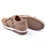 Corrente 6000 Suede Double Monk Sneakers Hazel