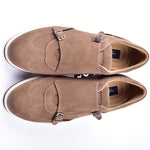 Corrente 6000 Suede Double Monk Sneakers Hazel
