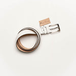 Corrente CBelt-3470 Croco Leather Belt White
