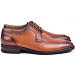 Corrente C001101-5876 Deerskin Lace-up Shoes Tan