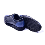 Corrente C001306-5581 Genuine Ostrich Fashion Sneakers Navy