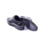 Corrente C0014020-5453N Plain Toe Lace-up Shoes Black