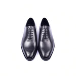 Corrente C0014020-5453N Plain Toe Lace-up Shoes Black