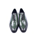 Corrente C0014022-5453N Plain Toe Lace-up Shoes Green