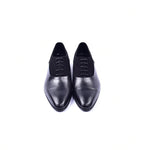 Corrente C0014041-5230 Plain Toe Lace-up Shoes Black