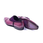 Corrente C0014042-5230 Plain Toe Lace-up Shoes Purple