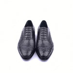 Corrente C009-6265 Genuine Ostrich Shoes Black