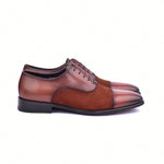 Corrente C0091-6265 Cap-toe Shoes Tan