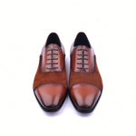 Corrente C0091-6265 Cap-toe Shoes Tan