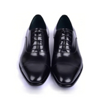 Corrente C0092-6265 Shiny Calfskin Shoes Black