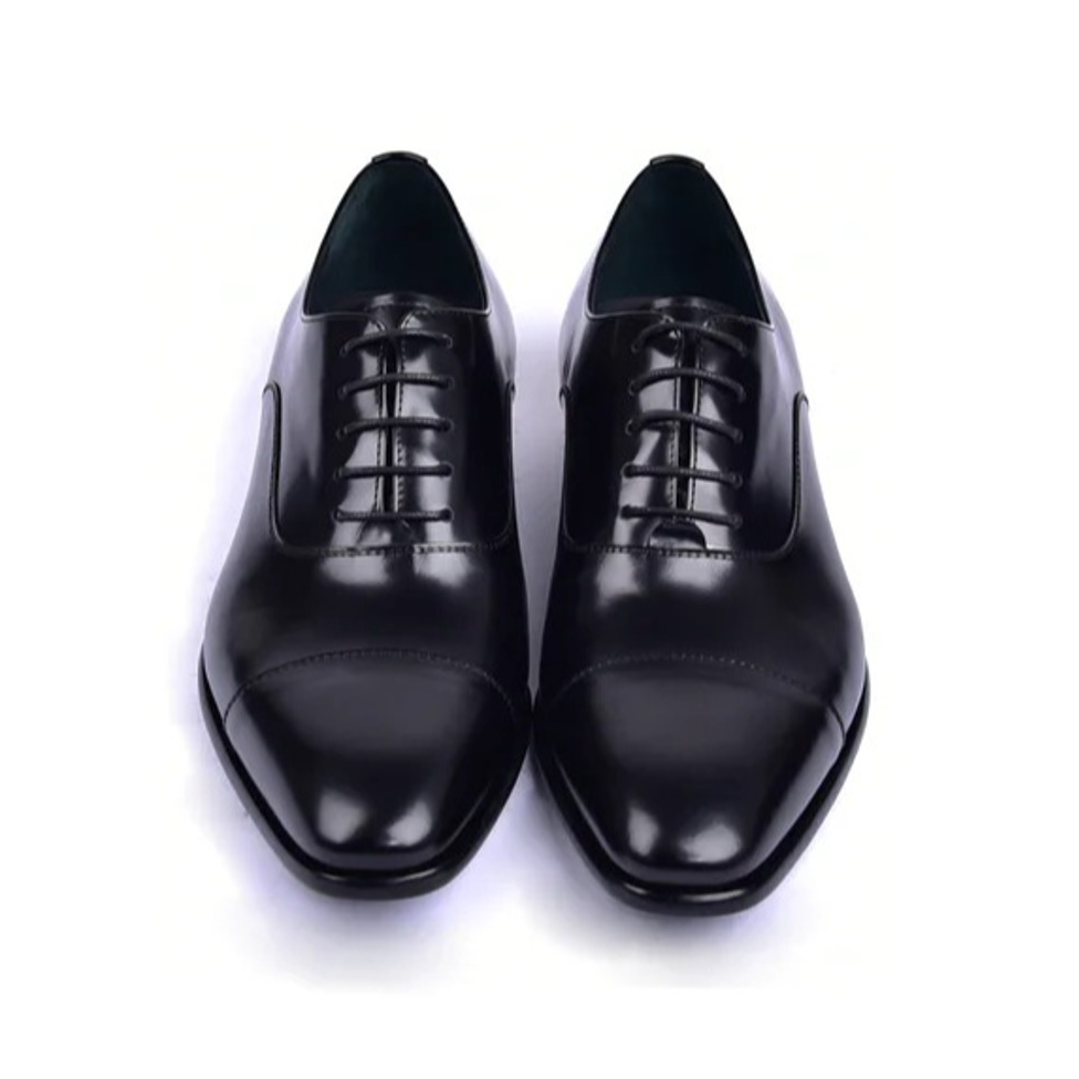 Corrente C0092-6265 Shiny Calfskin Shoes Black