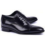 Corrente C0092-6265 Shiny Calfskin Shoes Black